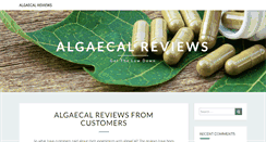 Desktop Screenshot of algaecalreviews.com